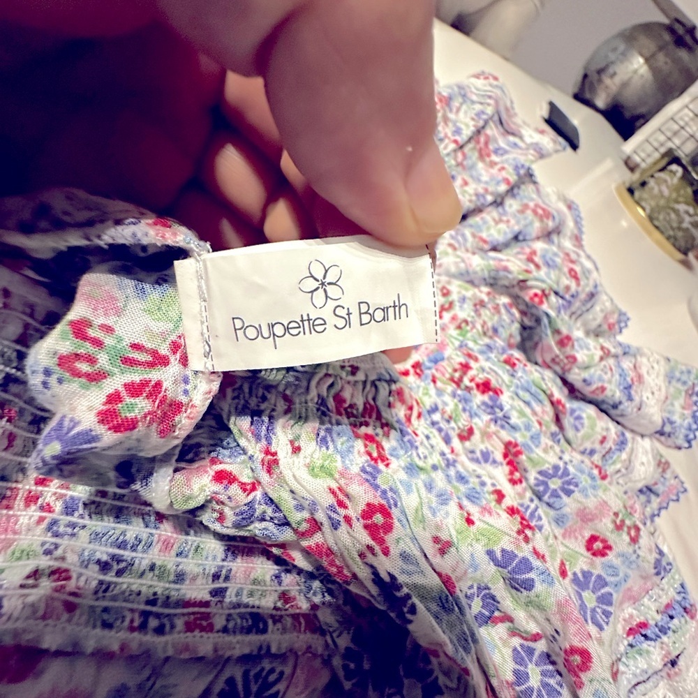Floral Ruffle Sleeve Top - Picture 5 of 6